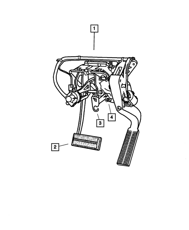 5103039AA - Service Brakes: Adjustable Pedal Module for Mopar Image