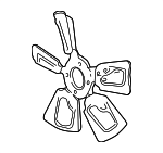52028756AB - Cooling System: Fan Blade for Mopar Image