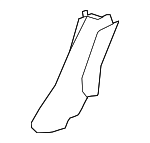 LR106607 - Body: Lower Pillar Trim for Land Rover: Range Rover Sport Image