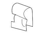 12763576 - Body: Roof Opening Trim Clip for Saab Image