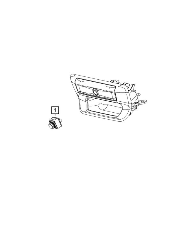 56029954AA - Electrical: Camera for Mopar Image