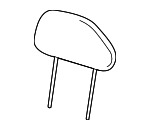 1GA931J3AA - Body: Headrest for Dodge: Avenger Image