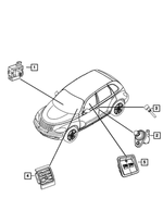 4615952 - Electrical: Door Ajar Switch Bumper for Mopar Image