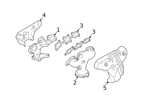 Exhaust Manifold for 2007 Nissan Murano #0