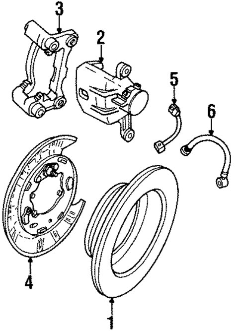 Rear Brakes for 2004 Isuzu Axiom #0