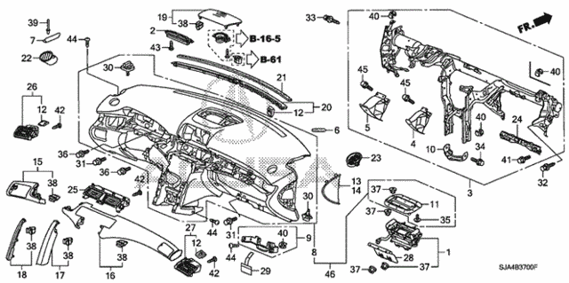 Instrument Panel for 2007 Acura RL #0