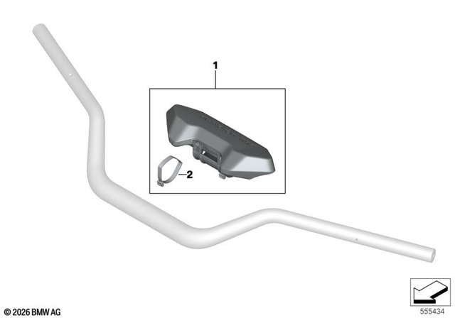 46635B97986 - : Handlebar Guard for BMW-Motorrad Image