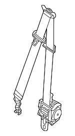 7ZL801X9AA - Electrical: Retractor Assembly for Dodge: Durango Image