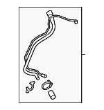 16117185144 - Fuel System: Filler Neck for BMW: 740i, 740Li, 740Li xDrive, 750i, 750i xDrive, 750Li, 750Li xDrive, 760Li, ActiveHybrid 7, Alpina B7, Alpina B7 xDrive, Alpina B7L, Alpina B7L xDrive Image