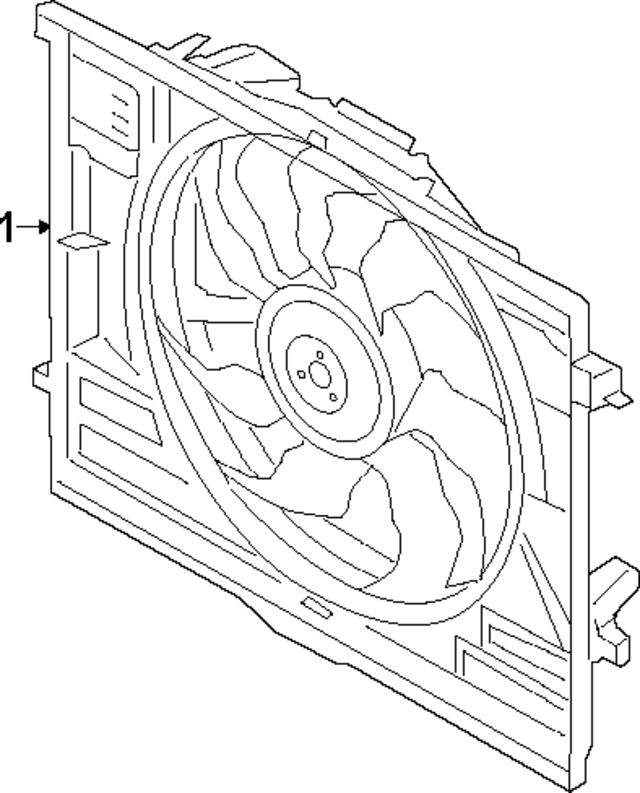 25380T1101 - : Fan Assembly for Hyundai Image