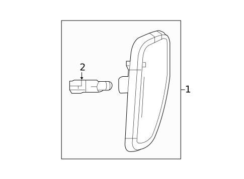 Side Marker Lamps for 2018 Jeep Renegade #0