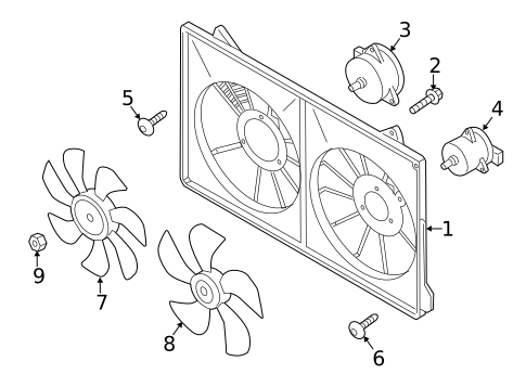 Cooling Fan for 2014 Mazda CX-5 #0