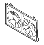 PE0115210 - Cooling System: Fan Shroud for Mazda: CX-5 Image