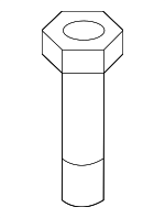68275201AA - : Oil Feed Tube Bolt for Jeep: Gladiator, Wrangler | Ram: 1500 Image