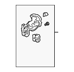 74851SDAA22 - Body: Lock for Honda: Accord Image