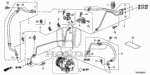 80365TF0003 - Body/Air Conditioning: CLIP, RECEIVER PIPE for Honda Image