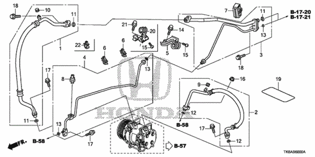 A/C Hoses - Pipes for 2013 Honda Fit #0