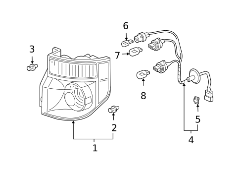Tail Lamps for 2007 Honda Element #0