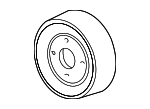 11511436590 - Cooling System: Pulley for BMW: 323Ci, 323i, 325Ci, 325i, 325xi, 328Ci, 328i, 330Ci, 330i, 330xi, 525i, 528i, 530i, X3, X5, Z3, Z4 Image