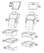 7UT32DXTAA - Interior Trim: Front Seat Cushion Cover for Mopar Image