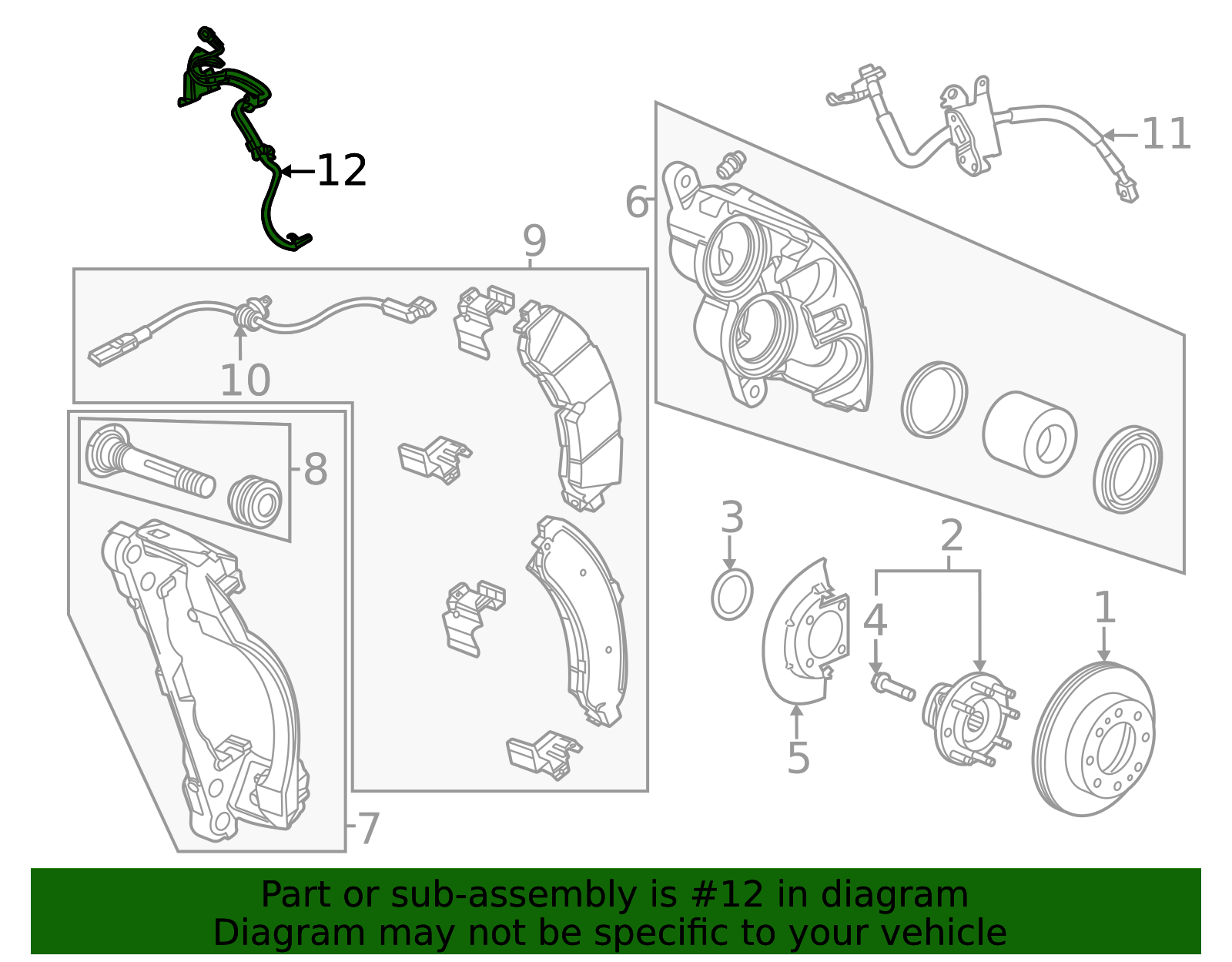 2020-2026 GM Front Speed Sensor 85016390 | OEM Parts Online
