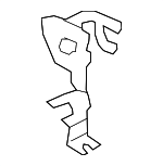 34306854967 - : Brake Hose Bracket for Mini: Cooper Clubman, Cooper Countryman, Countryman Image