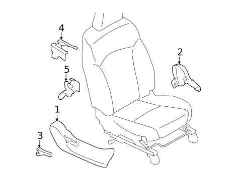 Tracks & Components for 2022 Subaru Impreza #1