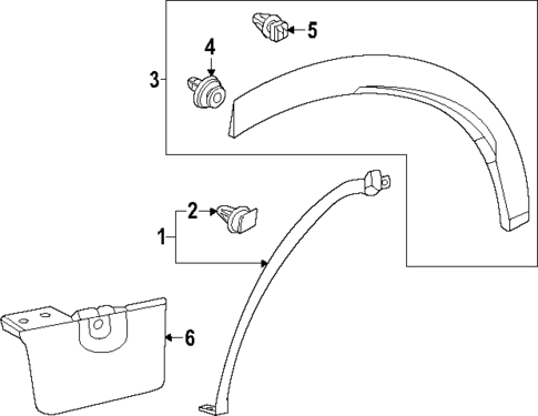 Exterior Trim - Quarter Panel for 2024 Lexus RX450h+ #0