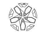 52910K5300 - : Wheel, Alloy for Hyundai Image