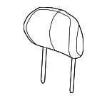 1BB651DBAA - Body: Headrest for Jeep: Liberty Image