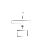 4894640AA - Labels: Door Glass Label, Right for Mopar Image