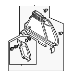 8U0863879LIBH - : Rear Body Trim for Audi: Q3, Q3 Quattro Image