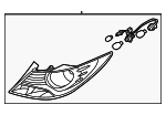 924021R010 - Electrical: Tail Lamp Assembly for Hyundai: Accent Image