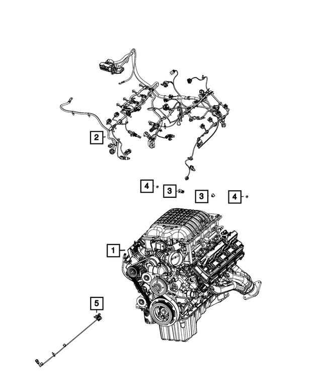 5035574AE - Electrical: Engine Wiring for Mopar Image