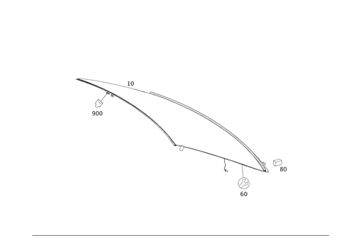 Rear Window (Back Window) for 2014 Mercedes-Benz E400 #0