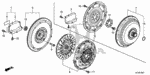 21350RDB000 - Engine: COVER, CLUTCH CASE for Honda Image