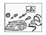 8T0941029AQ - Electrical: Headlamp Assembly for Audi: A5, A5 Quattro, S5 Image
