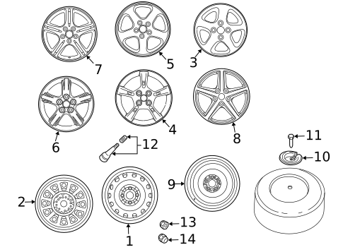 Wheels for 2002 Mazda Protege5 #0