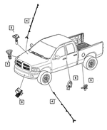 5179958AA - Electrical: Anti-lock Brakes Sensor Kit for Dodge: Ram 1500, Ram 2500, Ram 3500 Image
