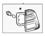 8158060010 - : Tail Lamp Assembly for Toyota: Land Cruiser Image