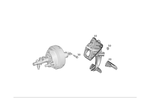 Pedal Assembly with Bearing for 2015 Mercedes-Benz GL350 #0