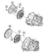 4668400AD - Clutch: Modular Clutch for Mopar Image