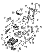 1LX591D5AA - : Recliner Cover, Right, Outboard for Chrysler: Town &amp; Country | Dodge: Grand Caravan Image
