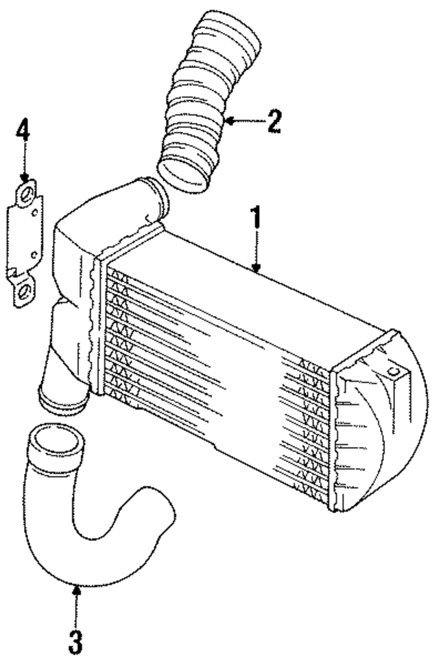 35145805F - Cooling System: Inter-cooler for Audi Image