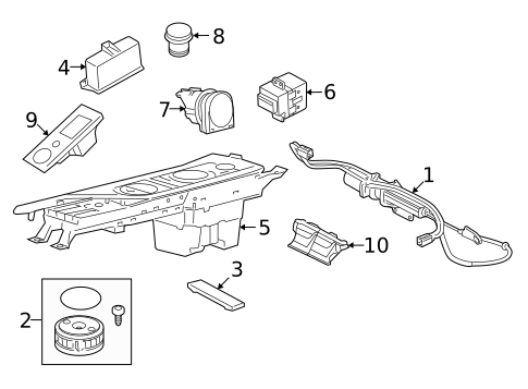 Gear Shift Control for 2010 Jaguar XFR #0