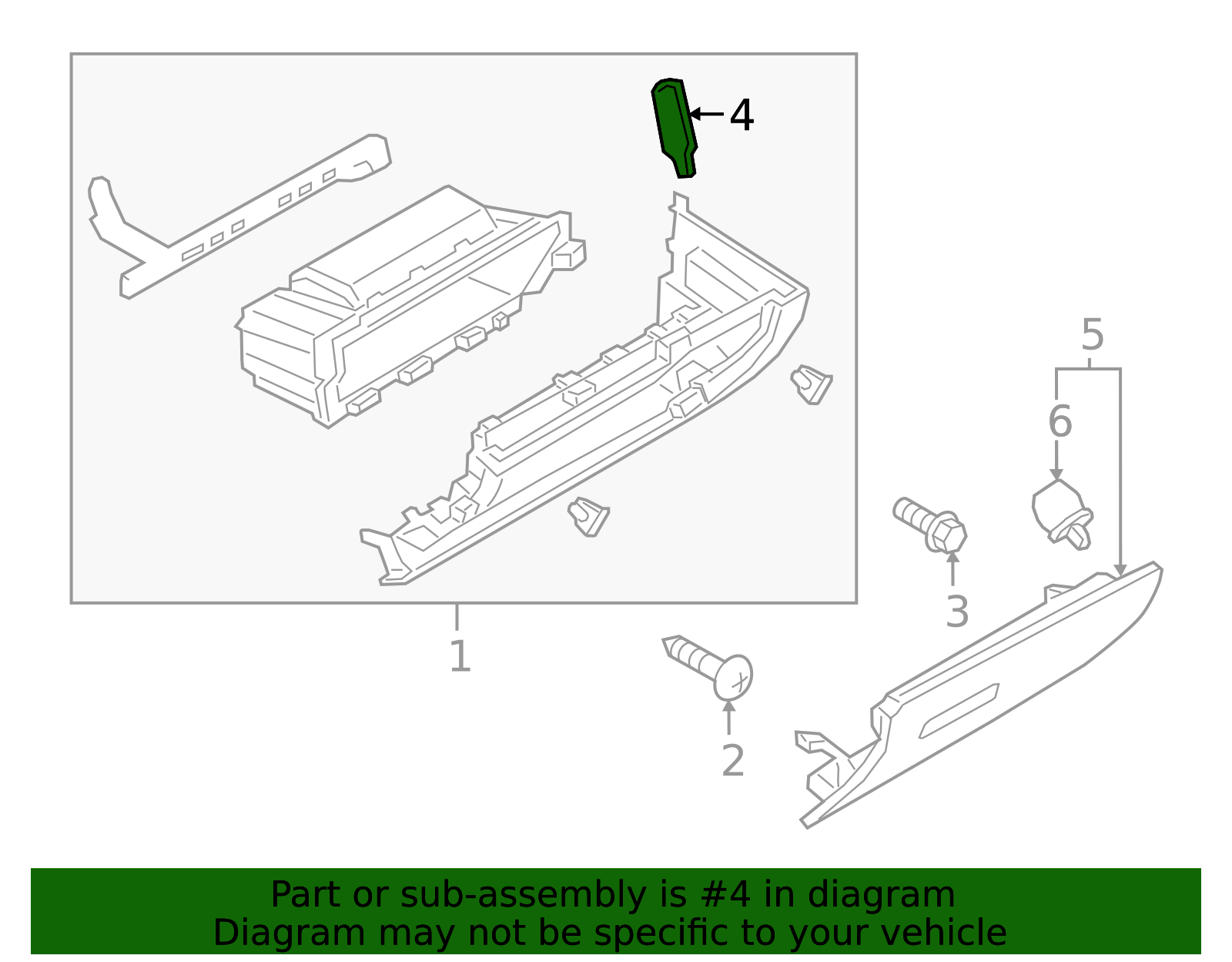 BDGF-64-08X - Glove Box Support - 2019-2025 Mazda | Mazda Swag