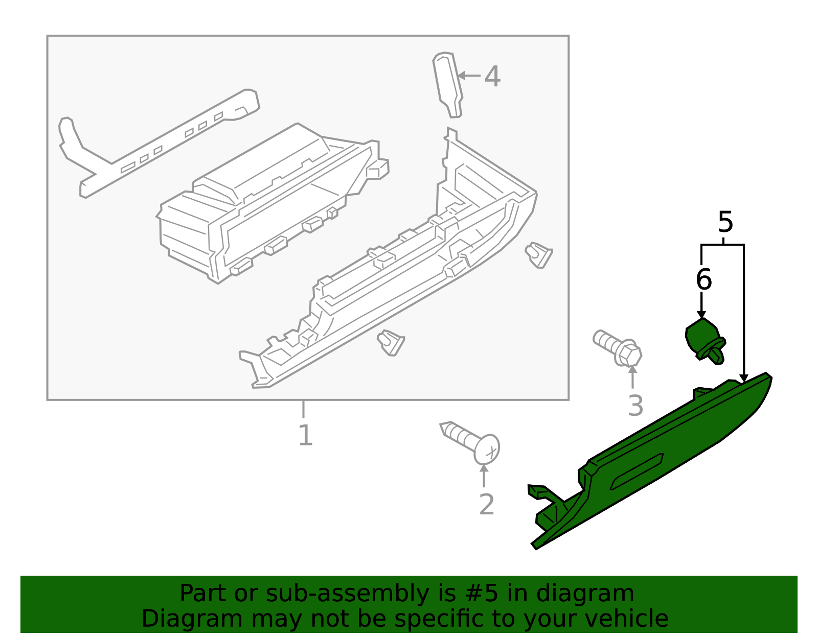 BGBL-64-030-02 - Glove Box Door - 2019-2025 Mazda 3 | Mazda Swag