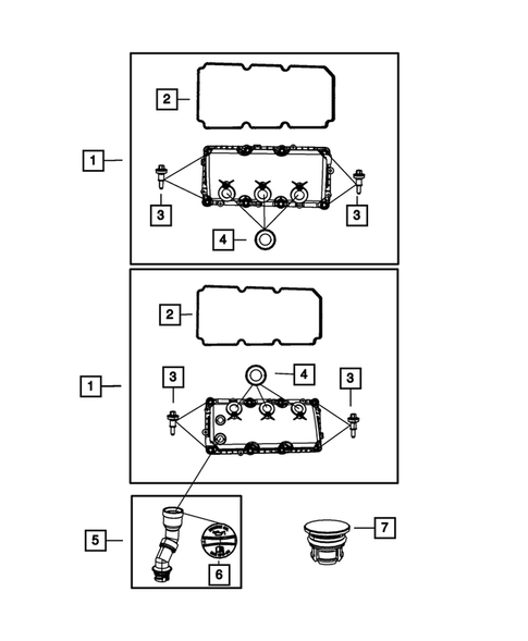 Cylinder Head for 2008 Chrysler Pacifica #1