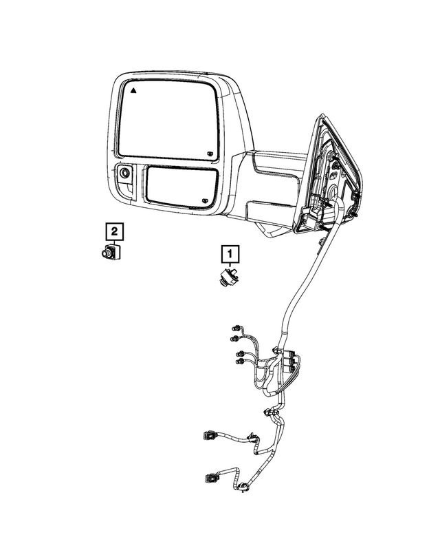 56029954AA - Electrical: Camera, Right for Mopar Image