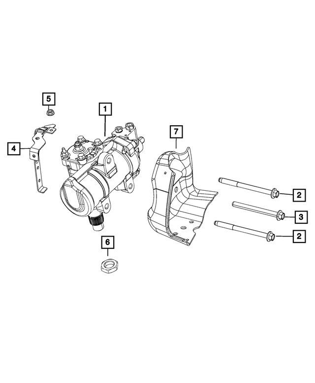 68575539AB - Steering: Power Steering Gear for Mopar Image image